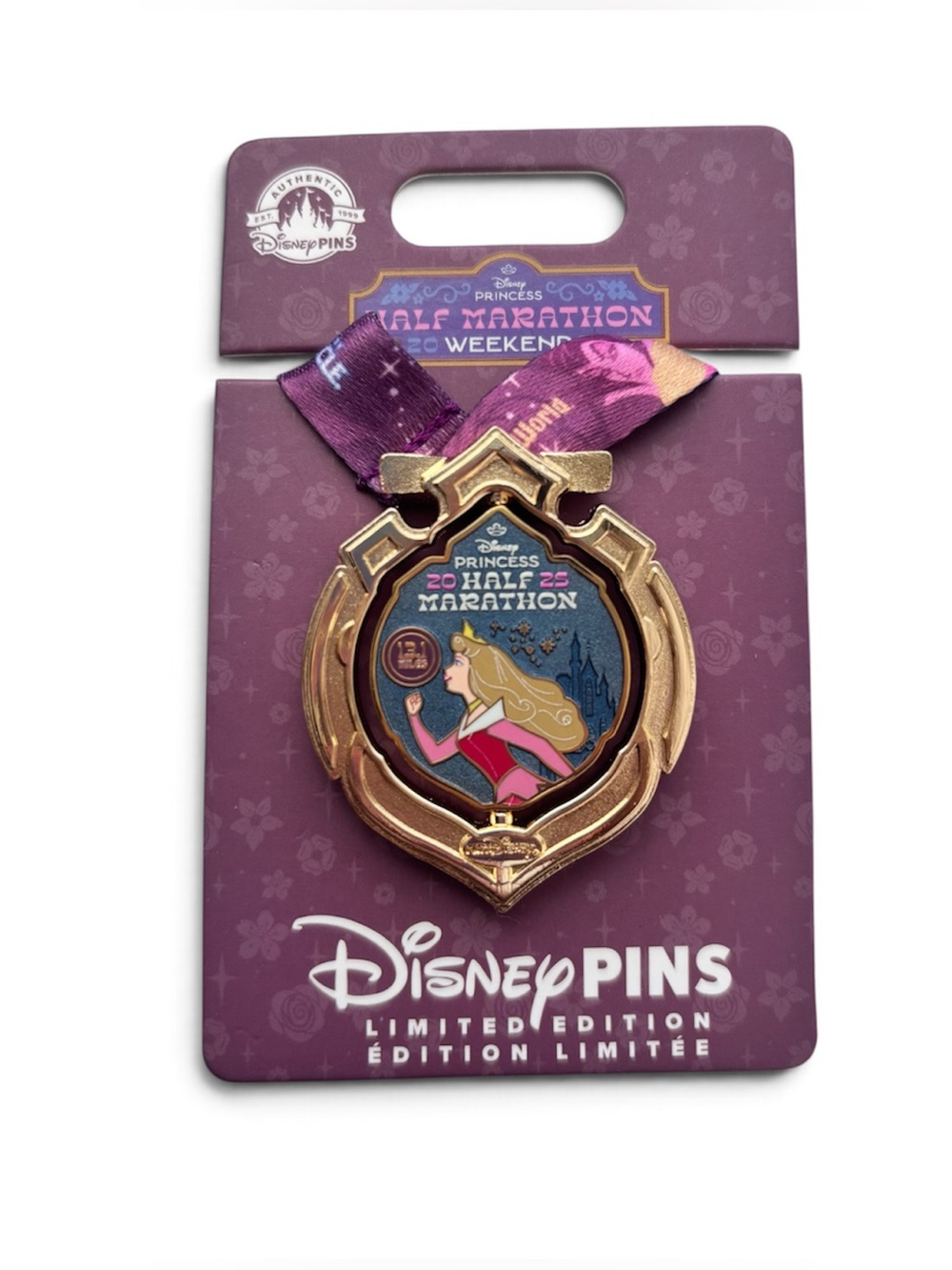 Disney Princess Half Marathon 2025 Aurora Pin